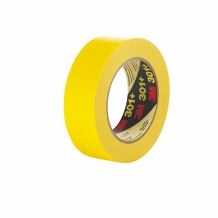 3M Performance Yellow Masking Tape 301+, 48Mm X 55 M 6.3 Mil 51115-64753
